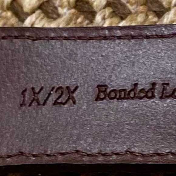 Coldwater Creek brown adjustable bonded belt woman’s 1X/2X - Picture 11 of 17